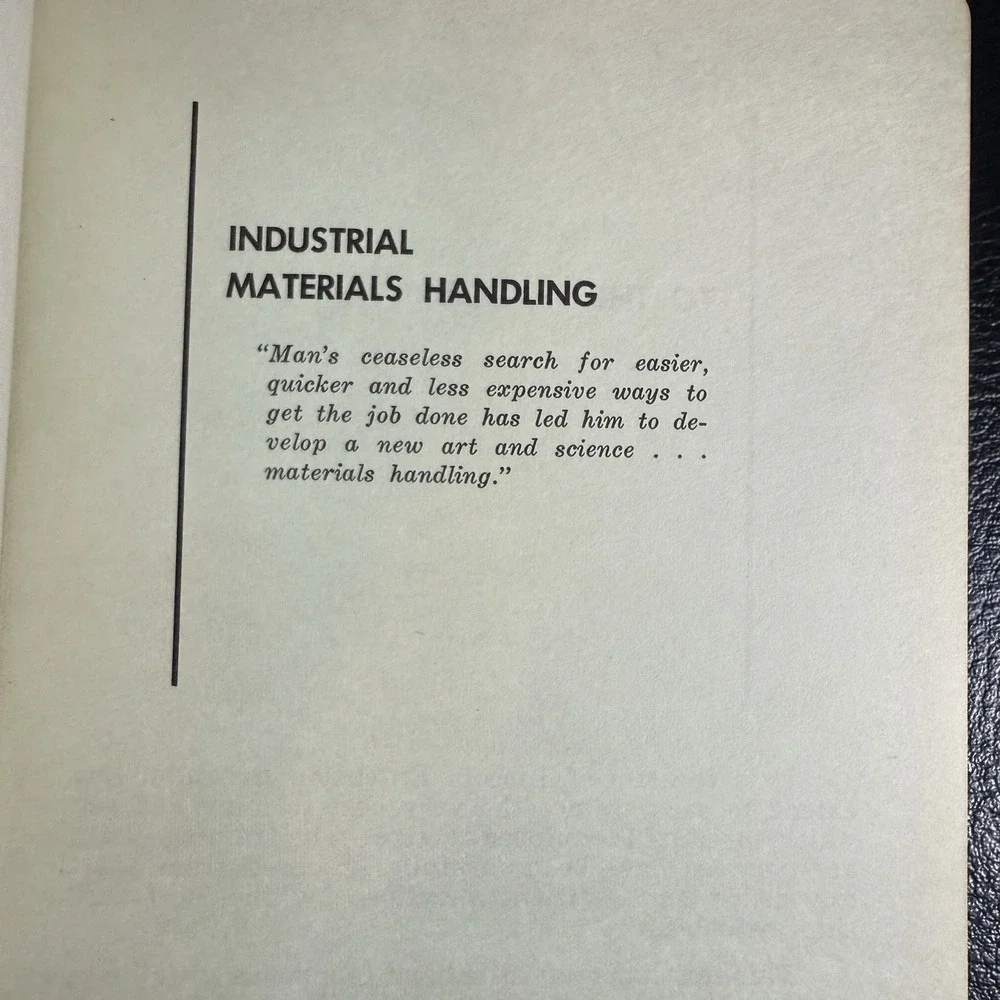 Lincoln‎ Management Development Service - Industrial Materials Handling - 1962